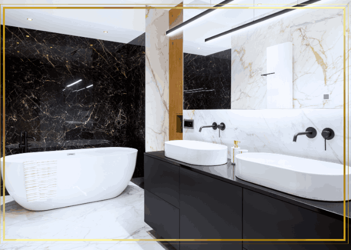Aménagement de salle de bains Douche italienne Carrelage Sanitaires Robinetterie Éclairage Rénovation