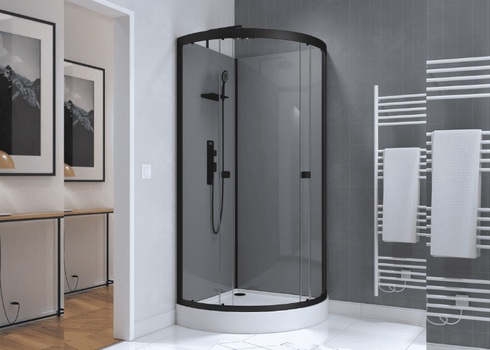 Salle de bain avec baignoire Salle de bain privée Rénovation complète Salle de bain design scandinave Rangement sous lavabo Salle de bain au sol Rénovation durable Salle de bain avec douche Salle de bain en L Salle de bain avec vasque