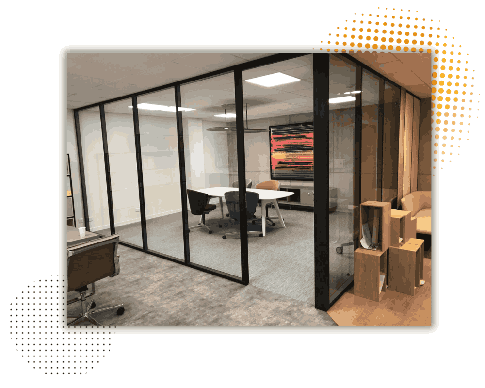 Cloisons intérieures Cloisons amovibles Cloisons en plâtre Cloisons en verre Cloisons acoustiques Cloisons modulaires Rénovation de bureau